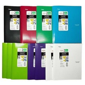 11X MEAD FIVE STAR Pocket & Prong Assorted FOLDERS 29.5cm x 23.6cm Per Folder